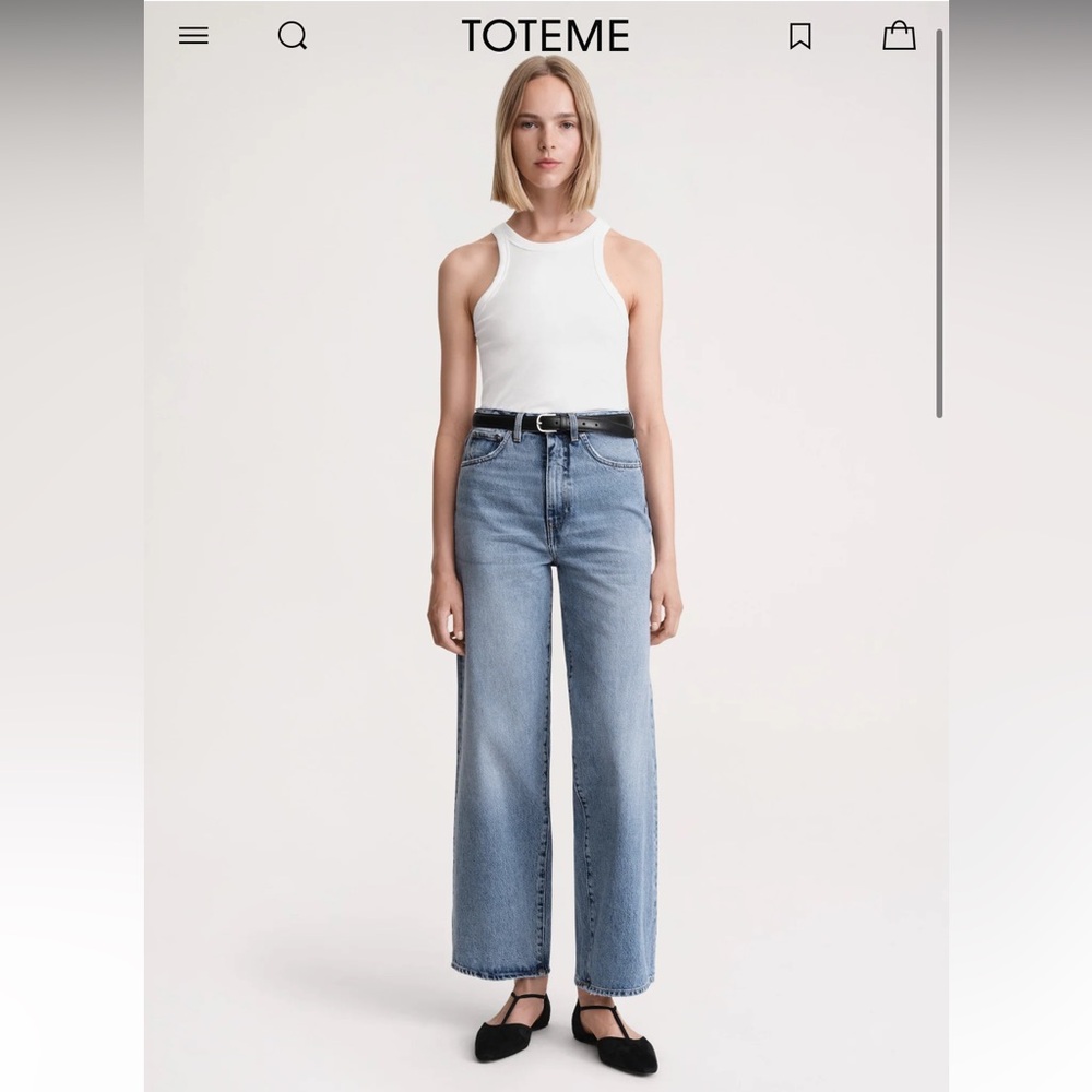 Toteme Flare Fit Denim Jeans